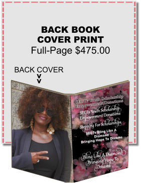 BACK COVER >> BACK BOOK COVER PRINT Full-Page $475.00