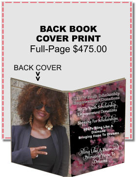 BACK COVER >> BACK BOOK COVER PRINT Full-Page $475.00